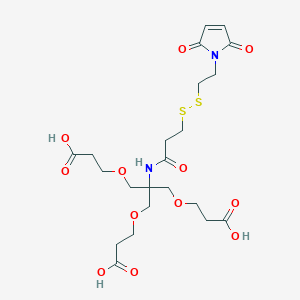 Chemical structure of NHS-PEG2-SS-PEG2-NHS