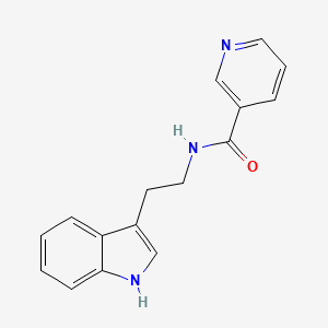 Chemical structure of Tryptamide