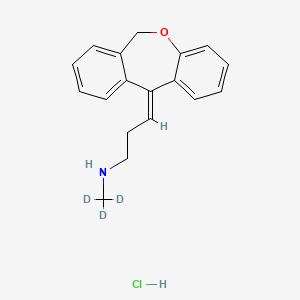 Chemical structure of Nordoxepin D3 hydrochloride