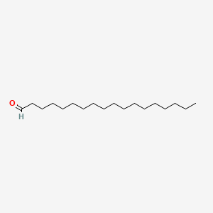 Chemical structure of Octadecanal