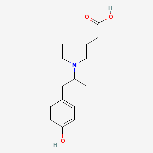 Chemical structure of O-desmethyl Mebeverine acid