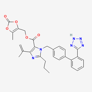 Chemical structure of Olmesartan medoxomil impurity C