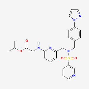 Chemical structure of Omidenepag isopropyl