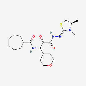 Chemical structure of ONO-5334