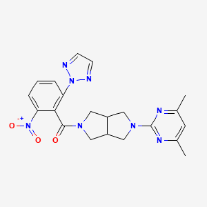 Chemical structure of Orexin receptor antagonist 3