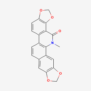 Chemical structure of Oxysanguinarine