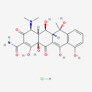 Chemical structure of Oxytetracycline hydrochloride