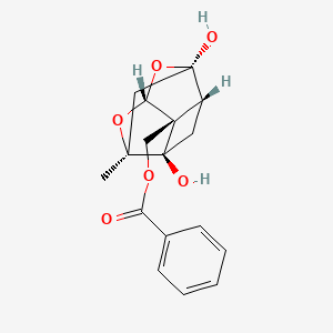 Chemical structure of Paeoniflorgenin