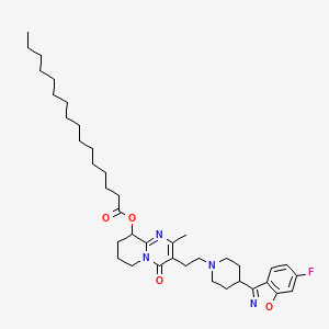Chemical structure of Paliperidone palmitate