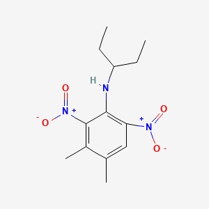 Chemical structure of Pendimethalin