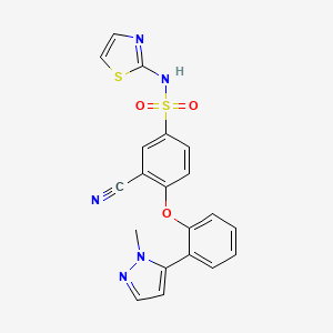 Chemical structure of PF-04856264