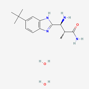 Chemical structure of PF-06305591 dihydrate