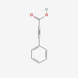 Chemical structure of Phenylpropiolic acid