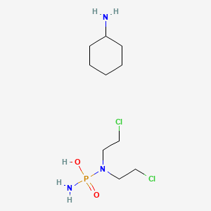 Chemical structure of Phosphoramide mustard (cyclohexanamine)