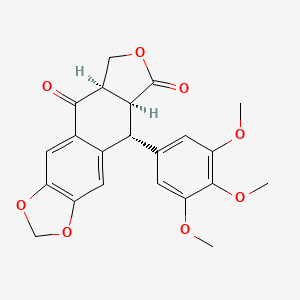 Chemical structure of Picropodophyllone
