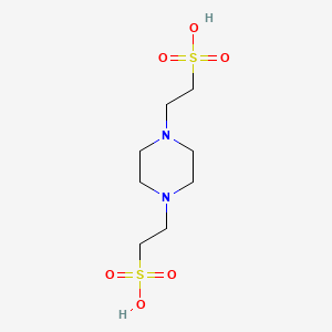 Chemical structure of PIPES
