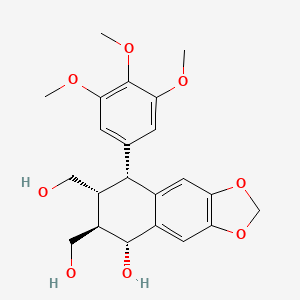 Chemical structure of Podophyllol