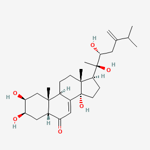 Chemical structure of Polyporusterone B