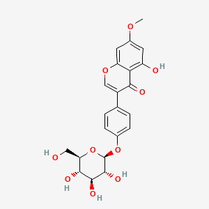 Chemical structure of Prunetrin