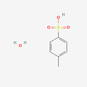 Chemical structure of p-Toluenesulfonic acid monohydrate