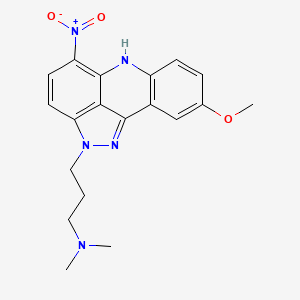 Chemical structure of Pyrazoloacridine