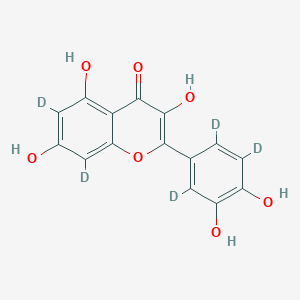 Chemical structure of Quercetin D5