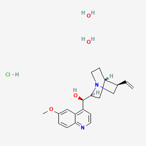 Chemical structure of Quinine hydrochloride dihydrate