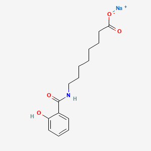 Chemical structure of Salcaprozate sodium