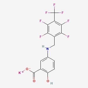 Chemical structure of Salfaprodil