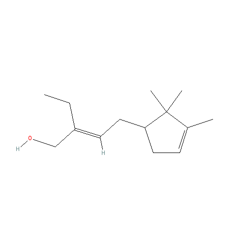 Chemical structure of Sandacanol