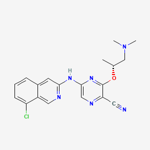 Chemical structure of SAR-020106
