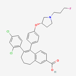 Chemical structure of SAR439859
