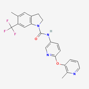 Chemical structure of SB 243213