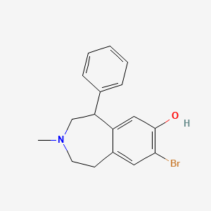 Chemical structure of SKF-83566