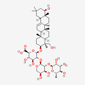 Chemical structure of Soyasaponin II