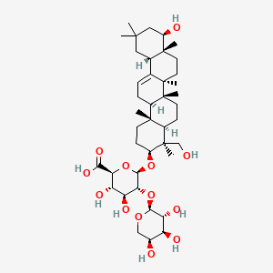 Chemical structure of Soyasaponin IV