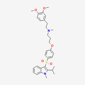 Chemical structure of SR33805