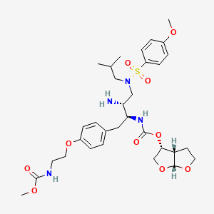 Chemical structure of Sulfo DBCO-PEG4-amine