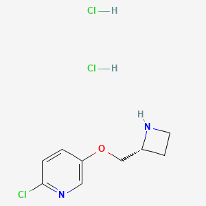 Chemical structure of Tebanicline dihydrochloride
