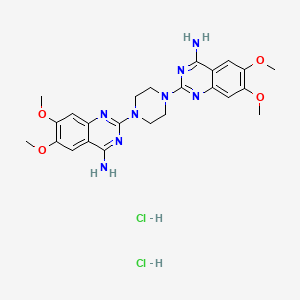 Chemical structure of Terazosin dimer impurity dihydrochloride