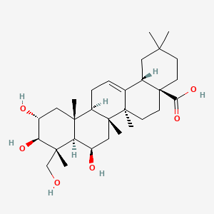 Chemical structure of Terminolic acid
