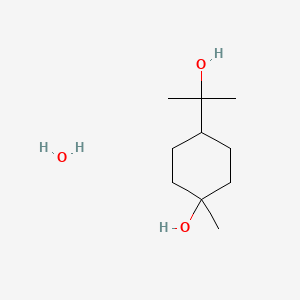Chemical structure of Terpin hydrate