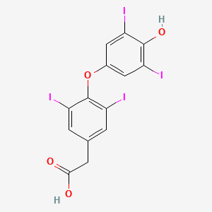 Chemical structure of Tetrac