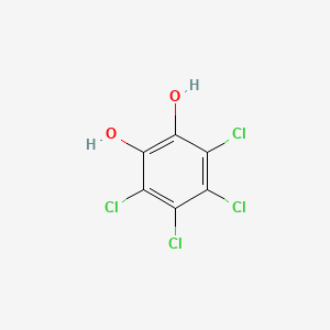Chemical structure of Tetrachlorocatechol