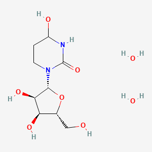 Chemical structure of Tetrahydrouridine dihydrate