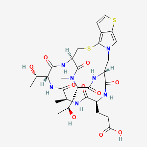 Chemical structure of Tetrazine-PEG4-SS-NHS