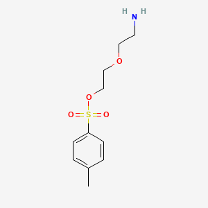 Chemical structure of Tos-PEG2-NH2