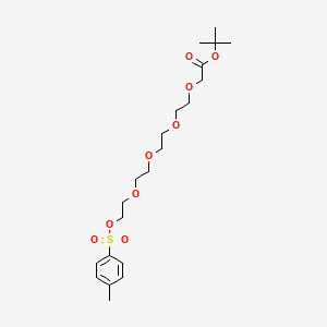 Chemical structure of Tos-PEG4-CH2-Boc