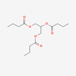 Chemical structure of Tributyrin