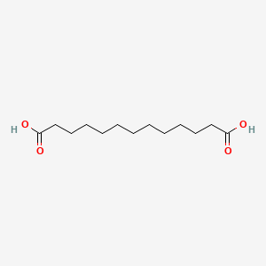 Chemical structure of Tridecanedioic acid